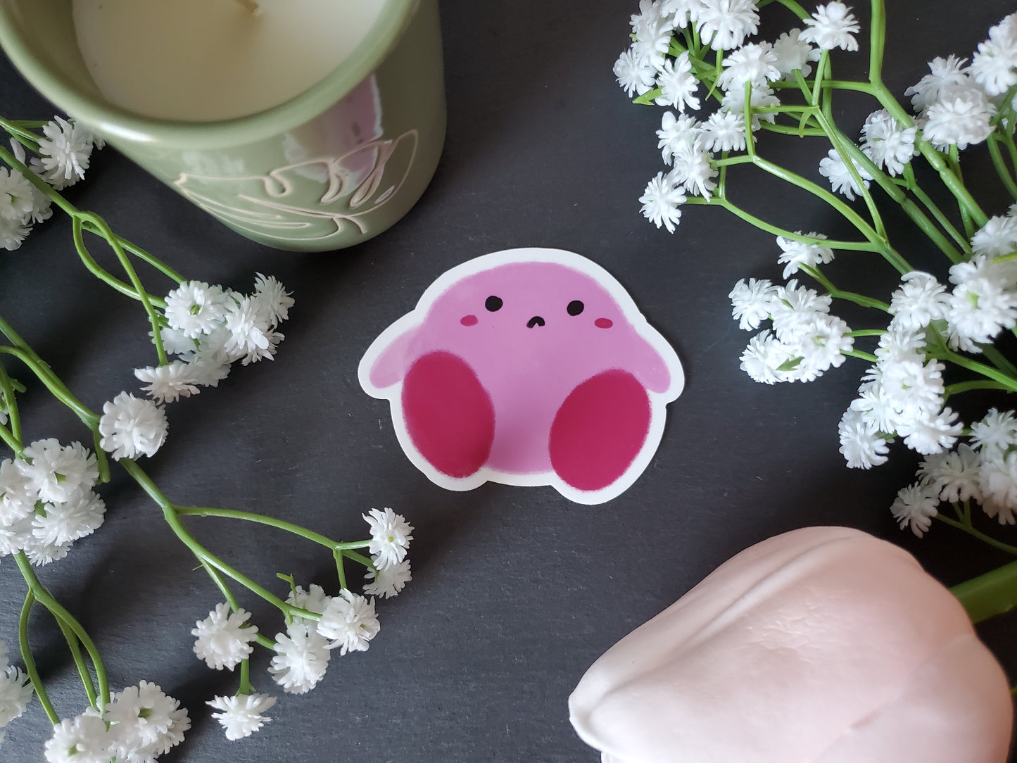 Kirb Existential Crisis Sticker