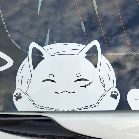 Straw Cat Decal