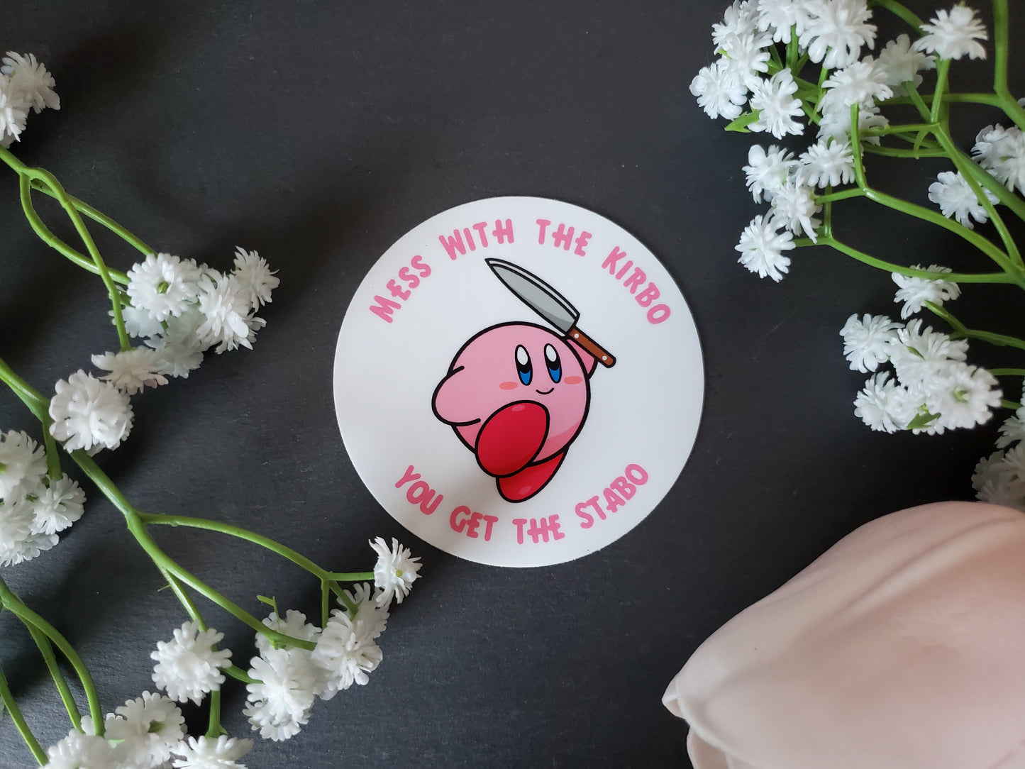Kirby Stabo Token Sticker